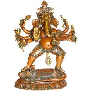  Ashtabhuja dhari Yuddha Ganesha (Ganesha the Spiritual 