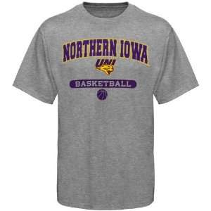  Russell Northern Iowa Panthers Ash Basketball T shirt 