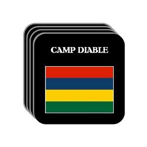  Mauritius   CAMP DIABLE Set of 4 Mini Mousepad Coasters 