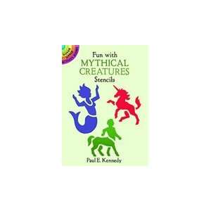    Dover Stencil Book Mythical Creatures Arts, Crafts & Sewing