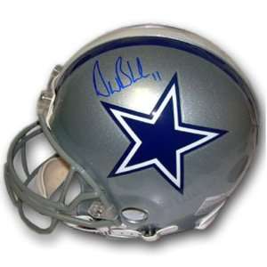 Drew Bledsoe Autographed Helmet   Full Sized   Autographed NFL Helmets 