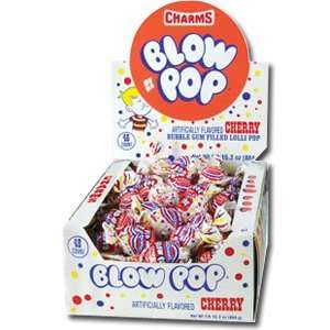  Charms Blow Pops Cherry (48 count) 