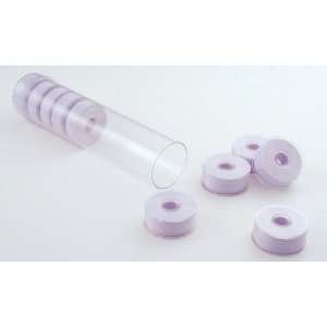  Clear Glide Polyester Pre Wound Bobbins Tube of 10 Size L 