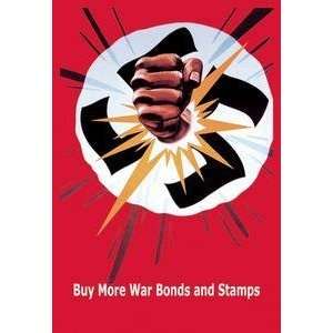  Vintage Art Buy More War Bonds and Stamps   01036 3