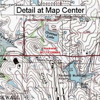  USGS Topographic Quadrangle Map   Rockwall, Texas (Folded 