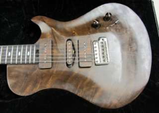 Warrior Guitar Rick Derringer Feathered Burl  Mint Condition  