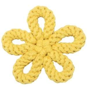   Karma Rope Toys Flower   Yellow (Quantity of 3) Health & Personal