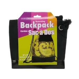  Drawstring Back Pack Black