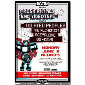  Dilated Peoples Poster   N Concert Flyer