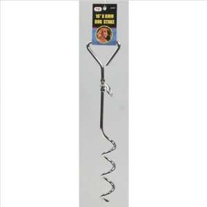  JMK 07170 Spiral Pet Tie Out Stake   16 Inch