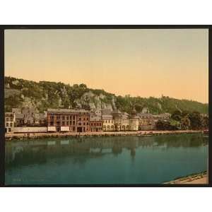  Dinant,Wolloon,River Meuse,Namur,Belgium,c1895