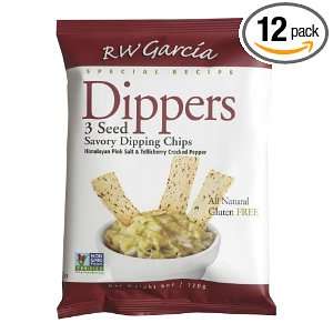 RW Garcia Dippers Tortilla Strips, Savory, 6 Ounce Packages (Pack of 