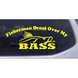   My Bass Funny Hunting And Fishing Car Window Wall Laptop Decal Sticker