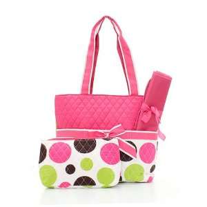  Quilted Polka Dot Diaper Bag Hp 