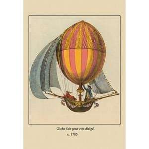   on 20 x 30 stock. Globe Fait Pour Etre Dirige, c. 1785