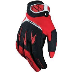   Industries Drako Mens Dirt Bike Motorcycle Gloves   Red/Black / Small