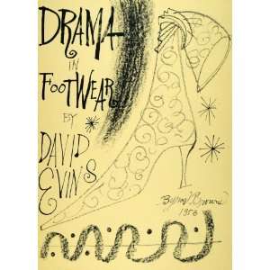  1958 Lithograph Byron Browne Art David Evins Drama 