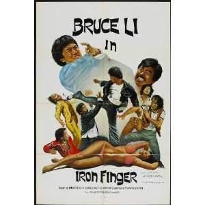  Bruce and the Iron Finger Poster 27x40 Chiang Chou Sai Aan 