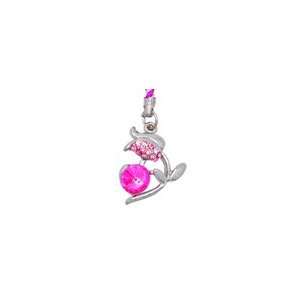  Tulip (Pink) Cell Phone Charm Ornament (CH293PK) for T 
