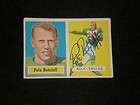 1957 TOPPS FOOTBALL PETE RETZLAFF 2 EX NM EAGLES  