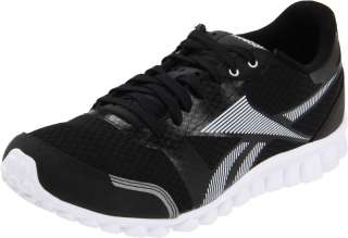 Reebok Mens RealFlex Optimal Black White Mens Running Shoes J90948 