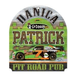 DANICA PATRICK NASCAR 10x11 WOOD SIGN 