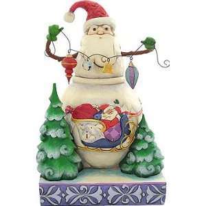  Jim Shore Frosty Santa Snowman Figurine