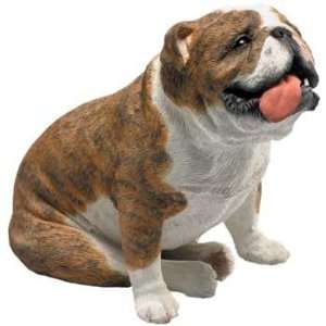 Original Size Brindle Bulldog Sculpture 