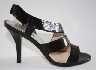 Womens Shoes NIB Michael Kors FARRIS Dress Sandal Sequin Black PROM 