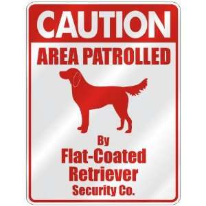   FLAT COATED RETRIEVER SECURITY CO.  PARKING SIGN DOG 