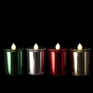  2.375 Battery Operated Flicker Led Votive Candle Case 