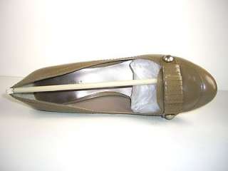 NINE WEST Grey Leather Womens Shoes Pumps Size 7.5 740349300484  