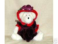 Boyds Bears Plush MS ROUGE CHAPEAU Red Hat Society RET*  