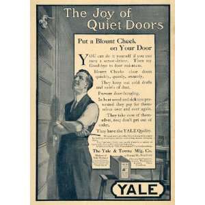 1911 Ad Yale & Towne Mfg. Co. Hardware Doors Lock Knobs 