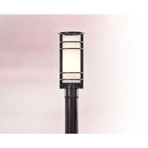 Troy Lighting P6066ARB One Light Bronze Post Mount Architectural 