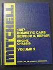 Mitchell Srvc & Repair Manual Engine Chassis Vol 2 1987
