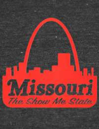 Vintage Missouri TR301 American Apparel Show Me TShirt  