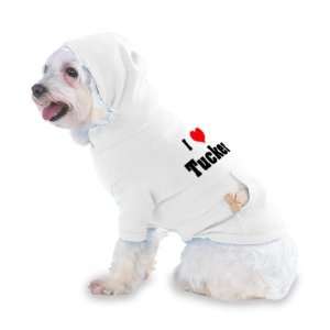  I Love/Heart Tucker Hooded (Hoody) T Shirt with pocket for 