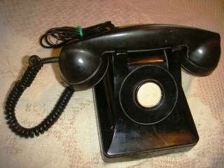   Electric FI Telephone 1935 Black Made in Canada works Vintage PHONE