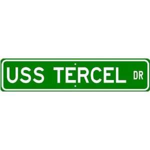  USS TERCEL MSF 386 Street Sign   Navy