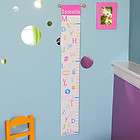 Personalized Pink Alphabet Growth Chart