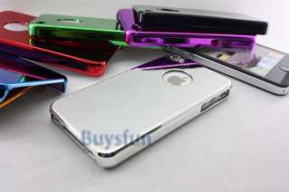   Metallic Finish Hard Mirror Cover Case For Apple iPhone 4 4G 4S  