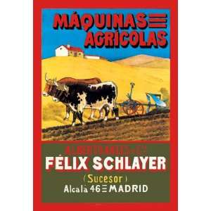  Maquinas Agricolas 16X24 Canvas Giclee