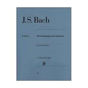  G. Henle Verlag Two Part Inventions BWV 772 786 By Bach 