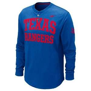    Texas Rangers Cooperstown Henley by Nike