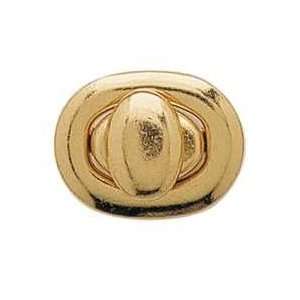  Bag Clasp Small Oval Brass Plated Arts, Crafts & Sewing
