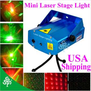 Mini RG Projector Holographic Laser Star Stage DJ Disco Party Lighting 