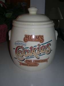 Collectible 1985 Moms Homemade Cookies Cookie Jar  