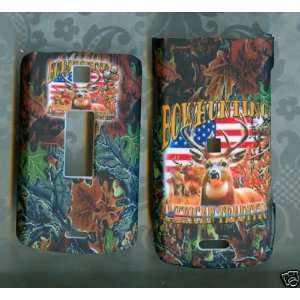  camo deer Motorola W385 385 Faceplate snap on Cover Cell 