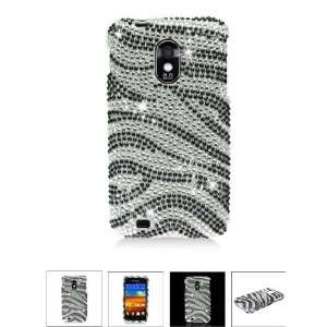  SAMSUNG D710 EPIC 4G TOUCH FULL DIAMOND CASE BLACK AND 